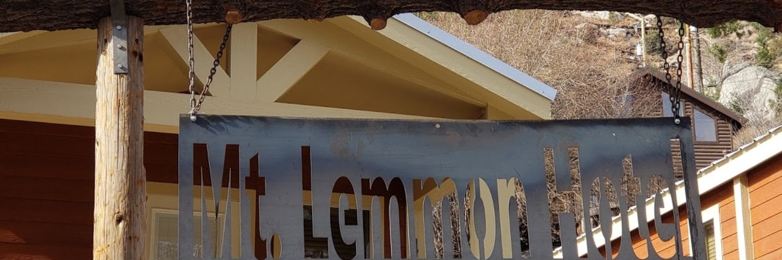 Mt Lemmon Hotel Sign