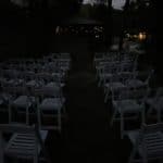 Mt lemmon wedding venue at night
