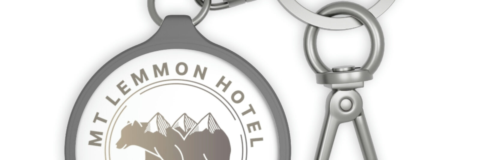 Mount Lemmon Hotel Keyring Tag front image
